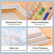 Set of 6 Mini Paint-by-Number Canvases (Set of 6)