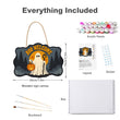 Cute White Ghost Halloween Welcome Door Hanger Paint by Number Kit