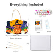 Cute Pumpkin Halloween Door Hanger Paint by Number Kit