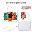 Cute Black and Pumpkin Halloween Door Decor
