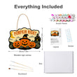 Carved Pumpkins Halloween Door Hanger Paint by Number Kit