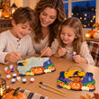 Cute Pumpkin Halloween Door Hanger Paint by Number Kit