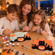 Cute Black Cat Halloween Door Decor Paint by Number