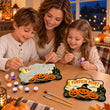 Carved Pumpkins Halloween Door Hanger Paint by Number Kit