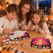 Dancing Skeleton Halloween Door Hanger Paint by Number Kit