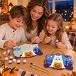 Cute Owl in Ghost Costume Halloween Door Decor