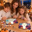 Cute Ghost Halloween Door Hanger Paint by Number Kit