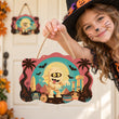 Egyptian Mummy Halloween Door Hanger Paint by Number Kit