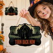 Haunted Figure Halloween Door Hanger