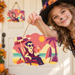 Cute Dracula Halloween Door Hanger Paint by Number Kit