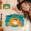 Cute Ghost & Pumpkin Halloween Paint by Number Kit