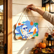 Mummy Halloween Door Hanger Paint by Number Kit