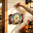 Egyptian Mummy Halloween Door Hanger Paint by Number Kit