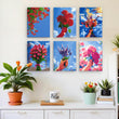 Paint Your Way to Floral Euphoria (Set of 6)