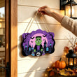 Frankenstein Graveyard Halloween Door Decor