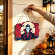 Dracula Halloween Door Hanger Paint by Number Kit