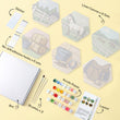 Country Equestrian Horse & Barn Mini Paint by Numbers Kit Set