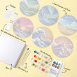 Mini Round Nature Landscapes Paint by Numbers Kit Set (6 Panels)