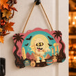 Egyptian Mummy Halloween Door Hanger Paint by Number Kit
