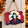 Dracula Halloween Door Hanger Paint by Number Kit