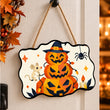 Cute Jack-o'-Lantern Halloween Paint by Number