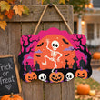 Dancing Skeleton Halloween Door Hanger Paint by Number Kit