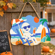 Mummy Halloween Door Hanger Paint by Number Kit