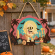 Egyptian Mummy Halloween Door Hanger Paint by Number Kit