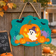 Cute Ghost & Pumpkin Halloween Paint by Number Kit