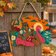 Werewolf Halloween Door Decor Paint by Number