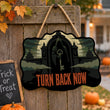 Haunted Figure Halloween Door Hanger