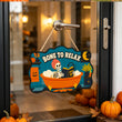 Funny Skeleton Bathtub Halloween Door Hanger Paint by Number Kit