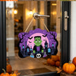 Frankenstein Graveyard Halloween Door Decor