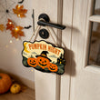 Carved Pumpkins Halloween Door Hanger Paint by Number Kit