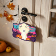 Cute Ghost Halloween Door Hanger Paint by Number Kit