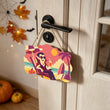 Cute Dracula Halloween Door Hanger Paint by Number Kit