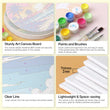 Mini Round Nature Landscapes Paint by Numbers Kit Set (6 Panels)