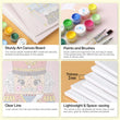 Festive Nutcracker Mini Paint by Numbers Kit – Thin Canvas Board