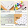 Country Equestrian Horse & Barn Mini Paint by Numbers Kit Set