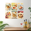 Gourmet Breakfast & Charcuterie Mini Paint by Numbers Kit Set