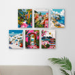 Set of 6 Mini Paint-by-Number Canvases (Set of 6)
