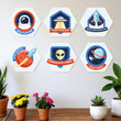 Hexagon Space Badge DIY Mini Paint by Number Kit