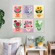 Mini Teacup Flowers Paint by Numbers Kit Set