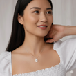 Birth Month Flower Necklace 18K