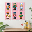 Festive Nutcracker Mini Paint by Numbers Kit – Thin Canvas Board