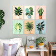 Mini Potted Greenery Paint by Numbers Kit Set