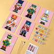 Festive Nutcracker Mini Paint by Numbers Kit – Thin Canvas Board