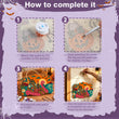 Werewolf Halloween Door Decor Paint by Number