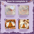 Cute Jack-o'-Lantern Halloween Paint by Number
