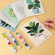 Mini Potted Greenery Paint by Numbers Kit Set